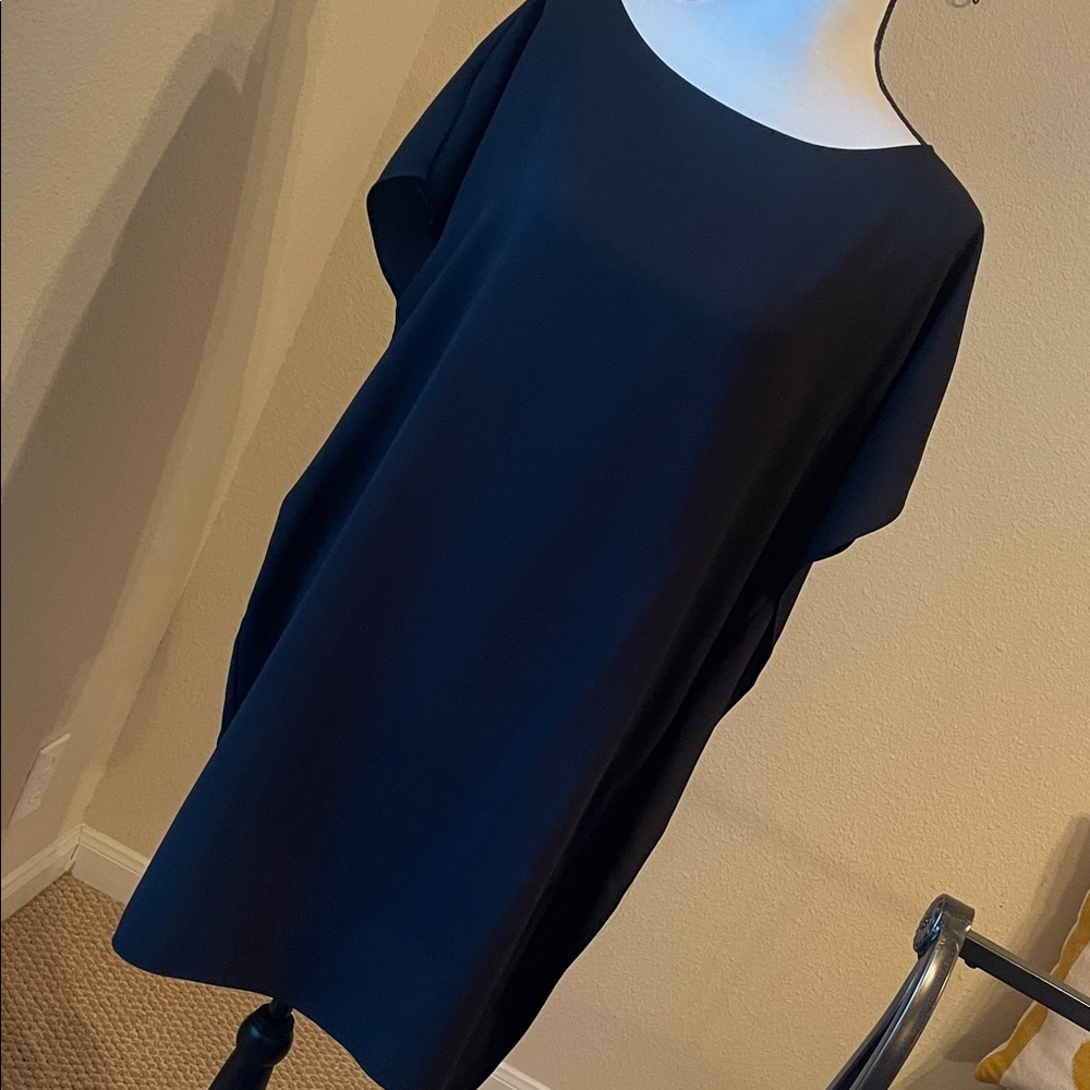Anna Cate  Black Dress. Caftan Shift style Excellent new condition . Size Large